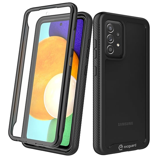 Etui Exoguard 360 - Galaxy A52 / A52S 5G - Pancerne Case Obudowa Futerał Ring EXOGUARD