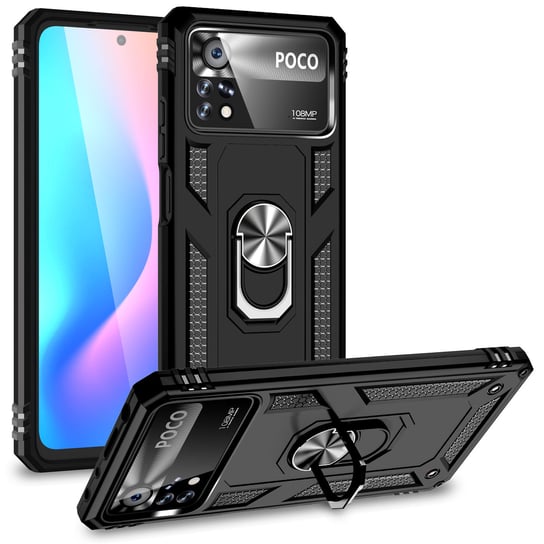 ETUI EXOGUARD ARMOR RING - XIAOMI POCO X4 PRO 5G - PANCERNE CASE OBUDOWA FUTERAŁ RING EXOGUARD