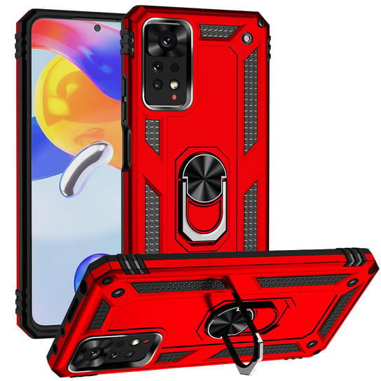 Etui Exoguard Armor Ring - Xiaomi Redmi Note 11 Pro / Note 11 Pro 5G - Pancerne Case Obudowa Futerał Ring EXOGUARD