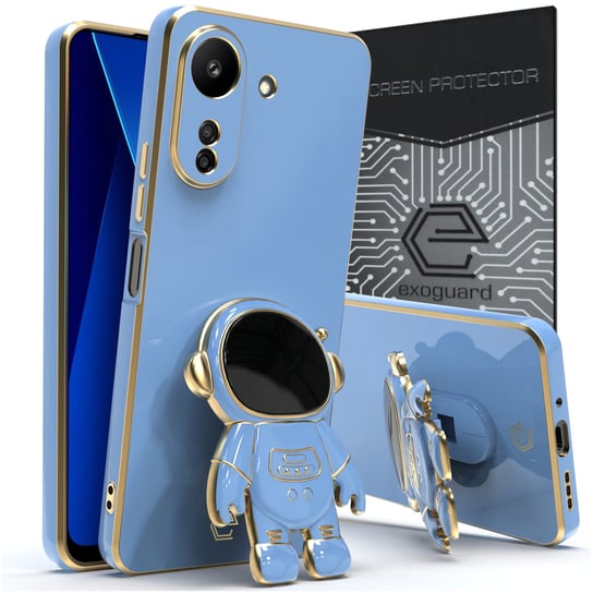 ETUI EXOGUARD ASTRONAUT + SZKŁO - POCO C65 / REDMI 13C - PANCERNE CASE OBUDOWA FUTERAŁ EXOGUARD