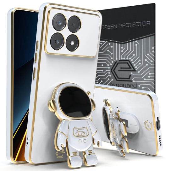 ETUI EXOGUARD ASTRONAUT + SZKŁO - XIAOMI POCO X6 PRO 5G - PANCERNE CASE OBUDOWA FUTERAŁ EXOGUARD