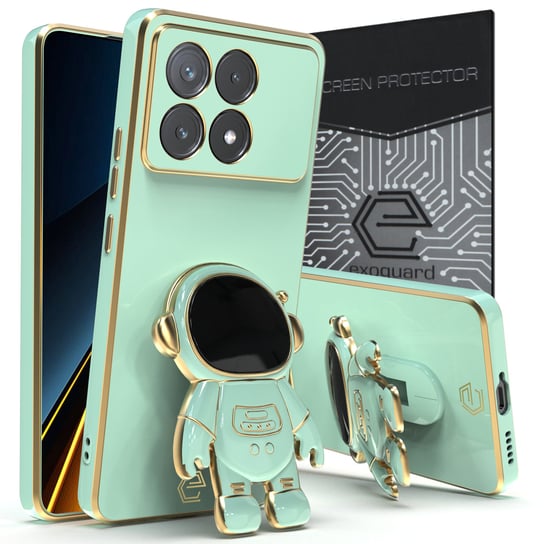 ETUI EXOGUARD ASTRONAUT + SZKŁO - XIAOMI POCO X6 PRO 5G - PANCERNE CASE OBUDOWA FUTERAŁ EXOGUARD