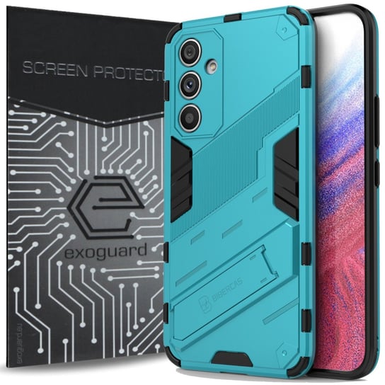 ETUI EXOGUARD BIBERCAS + SZKŁO - SAMSUNG GALAXY A54 5G - PANCERNE CASE OBUDOWA FUTERAŁ EXOGUARD