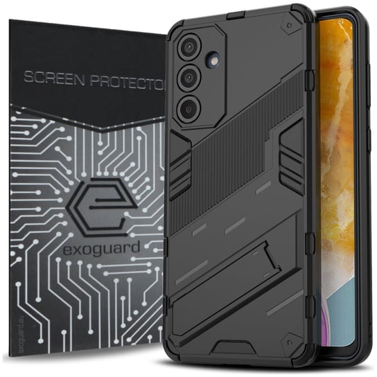 ETUI EXOGUARD BIBERCAS + SZKŁO - SAMSUNG GALAXY M55 5G - PANCERNE CASE OBUDOWA FUTERAŁ EXOGUARD