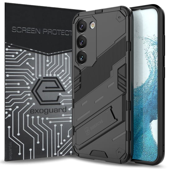 ETUI EXOGUARD BIBERCAS + SZKŁO - SAMSUNG GALAXY S23 PLUS - PANCERNE CASE OBUDOWA FUTERAŁ EXOGUARD