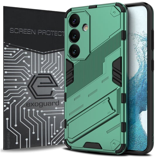 ETUI EXOGUARD BIBERCAS + SZKŁO - SAMSUNG GALAXY S24 PLUS 5G - PANCERNE CASE OBUDOWA FUTERAŁ EXOGUARD