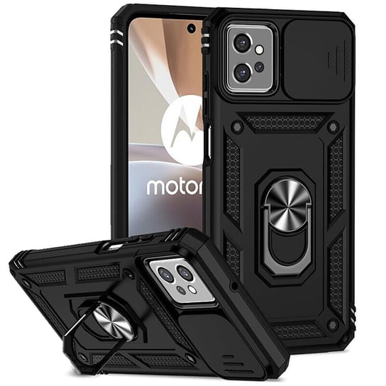 Etui Exoguard Camcover - Motorola Moto G32 - Pancerne Case Obudowa Futerał Ring EXOGUARD