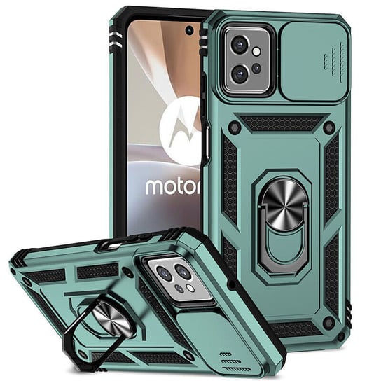 Etui Exoguard Camcover - Motorola Moto G32 - Pancerne Case Obudowa Futerał Ring EXOGUARD