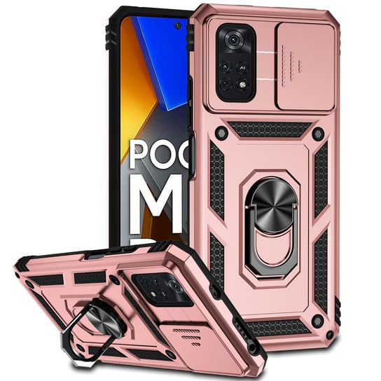 ETUI EXOGUARD CAMCOVER - XIAOMI POCO M4 PRO (4G) - PANCERNE CASE OBUDOWA FUTERAŁ RING EXOGUARD