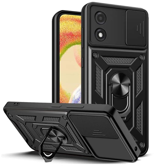 Etui Exoguard Camshield - Motorola Moto E13 - Pancerne Case Obudowa Futerał Ring EXOGUARD