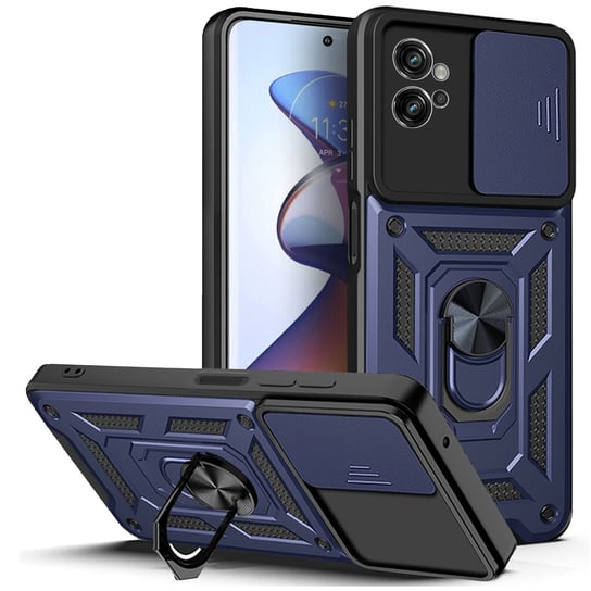 Etui Exoguard Camshield - Motorola Moto G32 - Pancerne Case Obudowa Futerał Ring EXOGUARD