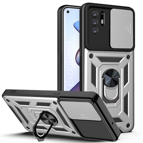 ETUI EXOGUARD CAMSHIELD - OPPO RENO 5Z - PANCERNE CASE OBUDOWA FUTERAŁ RING EXOGUARD