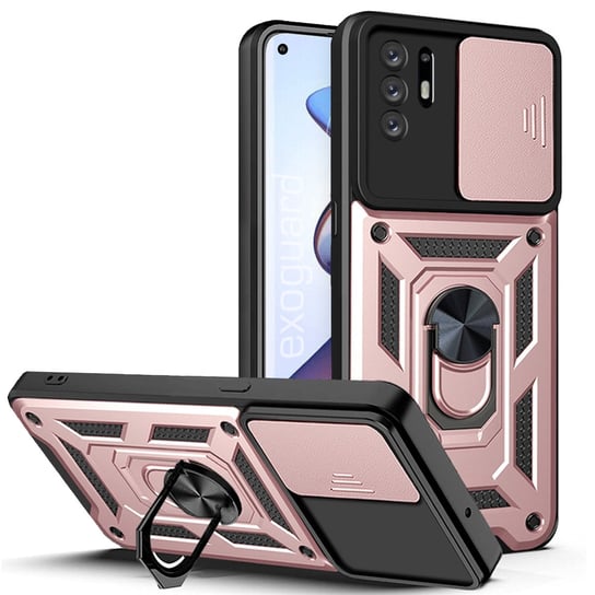 ETUI EXOGUARD CAMSHIELD - OPPO RENO 5Z - PANCERNE CASE OBUDOWA FUTERAŁ RING EXOGUARD