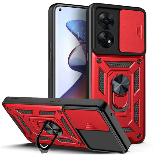 Etui Exoguard Camshield - Oppo Reno 8T (4G) - Pancerne Case Obudowa Futerał Ring EXOGUARD