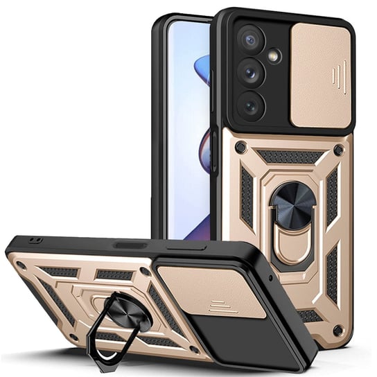 Etui Exoguard Camshield - Samsung Galaxy A14 4G / 5G - Pancerne Case Obudowa Futerał Ring EXOGUARD