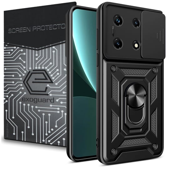 ETUI EXOGUARD CAMSHIELD + SZKŁO - INFINIX NOTE 30 PRO (4G) - PANCERNE CASE OBUDOWA FUTERAŁ RING EXOGUARD