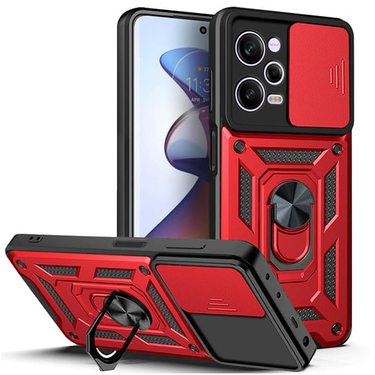 Etui Exoguard Camshield - Xiaomi Redmi Note 12 Pro 5G / Poco X5 Pro 5G - Pancerne Case Obudowa Futerał Ring EXOGUARD