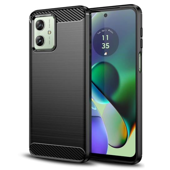 Etui Exoguard Carbon - Motorola Moto G84 - Pancerne Case Obudowa Futerał EXOGUARD