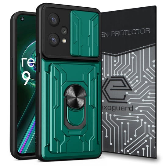 ETUI EXOGUARD CARDSHIELD + SZKŁO - REALME 9 PRO - PANCERNE CASE OBUDOWA FUTERAŁ EXOGUARD