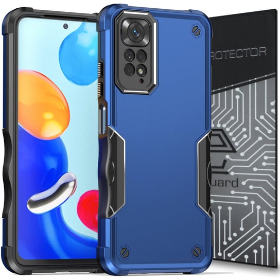 Etui Exoguard Dual + Szkło - Xiaomi Redmi Note 11 / 11S - Pancerne Case Obudowa Futerał EXOGUARD