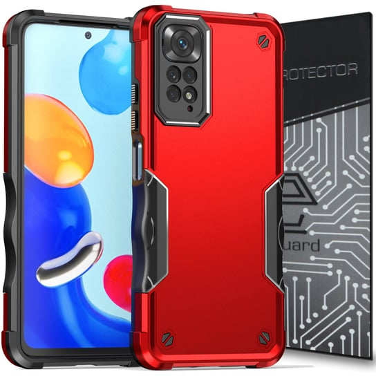 Etui Exoguard Dual + Szkło - Xiaomi Redmi Note 11 Pro / Pro 5G - Pancerne Case Obudowa Futerał EXOGUARD