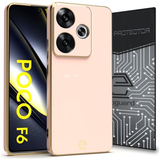 ETUI EXOGUARD GLAMOUR + SZKŁO - XIAOMI POCO F6 - PANCERNE CASE OBUDOWA FUTERAŁ EXOGUARD