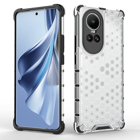 Etui Exoguard Hexagon - Oppo Reno 10 5G / 10 Pro 5G - Pancerne Case Obudowa Futerał EXOGUARD