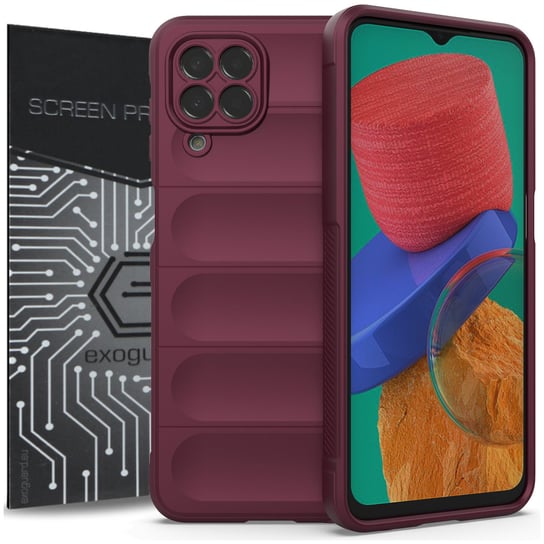 ETUI EXOGUARD MAGIC + SZKŁO - SAMSUNG GALAXY M33 5G - PANCERNE CASE OBUDOWA FUTERAŁ EXOGUARD