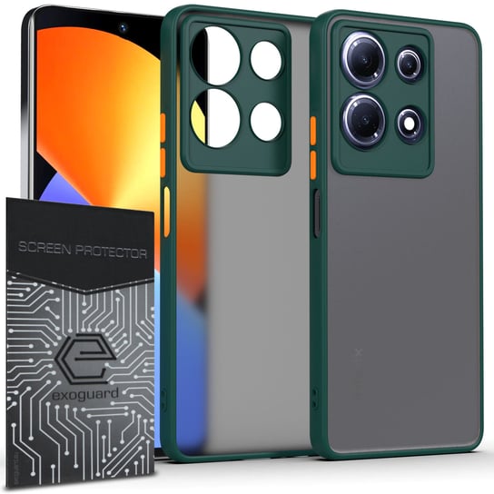 ETUI EXOGUARD MAT + SZKŁO - INFINIX NOTE 30 (4G) - PANCERNE CASE OBUDOWA FUTERAŁ EXOGUARD