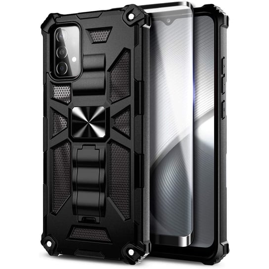 ETUI EXOGUARD MILITARY + SZKŁO - GALAXY A72 / A72 5G - PANCERNE CASE OBUDOWA FUTERAŁ EXOGUARD