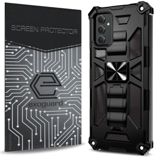 ETUI EXOGUARD MILITARY + SZKŁO - SAMSUNG GALAXY A34 5G - PANCERNE CASE OBUDOWA FUTERAŁ EXOGUARD