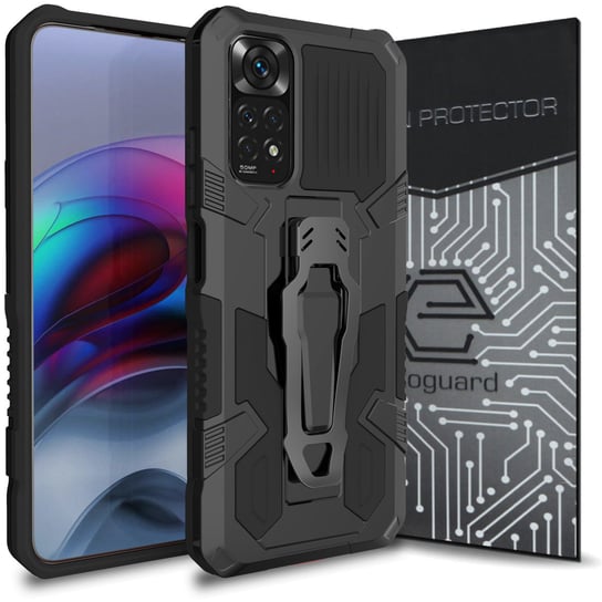 Etui Exoguard Predator + Szkło - Xiaomi Redmi Note 11 / 11S - Pancerne Case Obudowa Futerał EXOGUARD