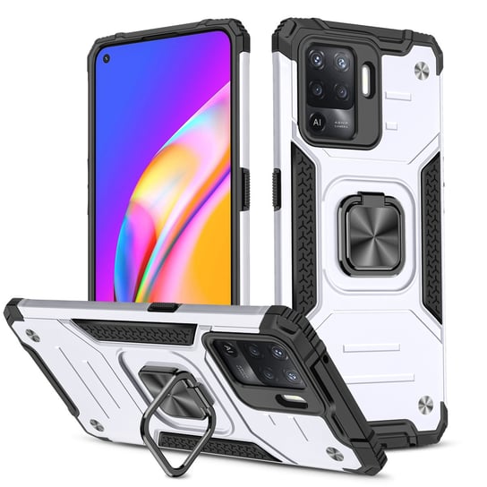 ETUI EXOGUARD QRING - OPPO RENO 5 LITE – PANCERNE CASE OBUDOWA FUTERAŁ RING EXOGUARD