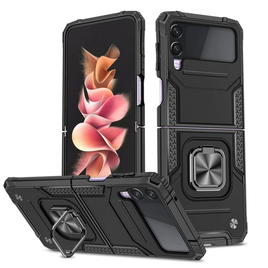 ETUI EXOGUARD QRING - SAMSUNG GALAXY Z FLIP 4 (5G) - PANCERNE CASE OBUDOWA FUTERAŁ RING EXOGUARD