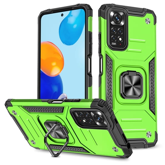 Etui Exoguard Qring - Xiaomi Redmi Note 11 / 11S - Pancerne Case Obudowa Futerał Ring EXOGUARD