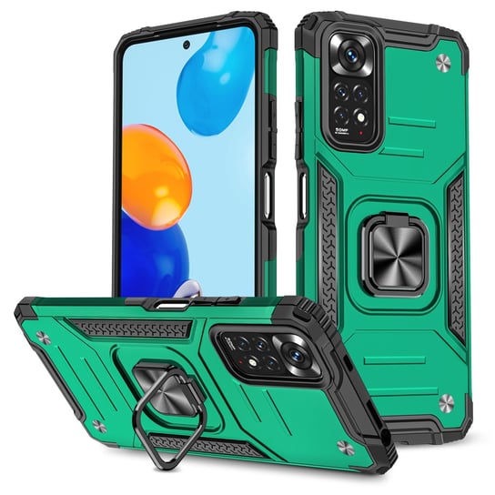 ETUI EXOGUARD QRING - XIAOMI REDMI NOTE 11 PRO / NOTE 11 PRO 5G - PANCERNE CASE OBUDOWA FUTERAŁ RING EXOGUARD