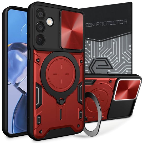 ETUI EXOGUARD RINGSHIELD + SZKŁO - SAMSUNG GALAXY A16 - PANCERNE CASE OBUDOWA FUTERAŁ RING EXOGUARD