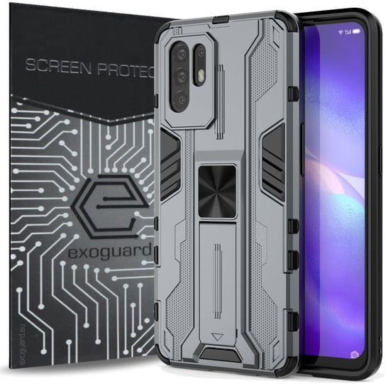 ETUI EXOGUARD SUPERSONIC + SZKŁO - OPPO RENO 5Z - PANCERNE CASE OBUDOWA FUTERAŁ EXOGUARD