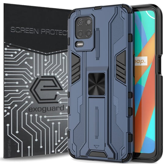 ETUI EXOGUARD SUPERSONIC + SZKŁO - REALME 8 5G  - PANCERNE CASE OBUDOWA FUTERAŁ EXOGUARD