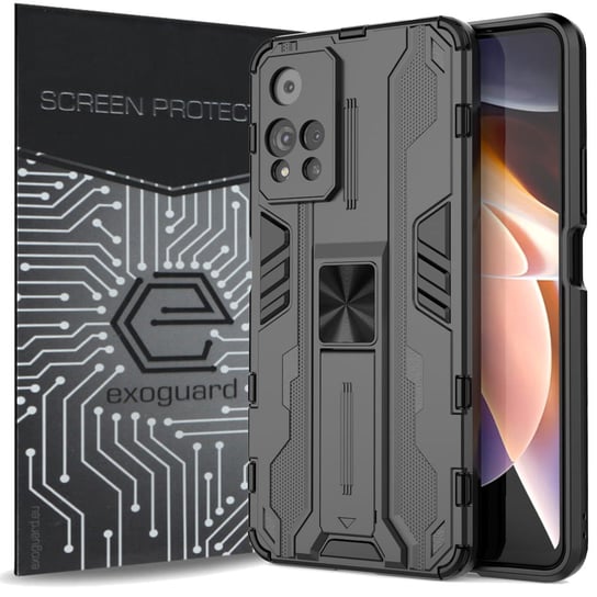 ETUI EXOGUARD SUPERSONIC + SZKŁO - REDMI NOTE 11 PRO+ 5G - PANCERNE CASE OBUDOWA FUTERAŁ EXOGUARD