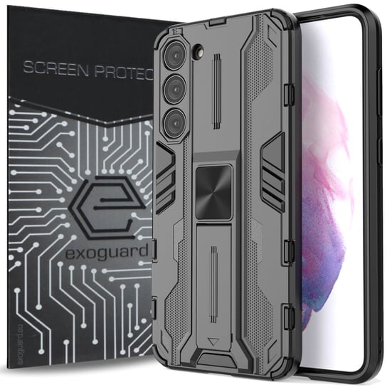 ETUI EXOGUARD SUPERSONIC + SZKŁO - SAMSUNG GALAXY S23 5G - PANCERNE CASE OBUDOWA FUTERAŁ EXOGUARD