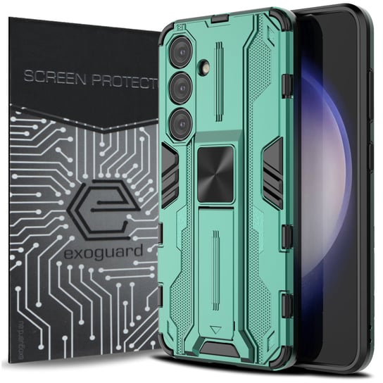 ETUI EXOGUARD SUPERSONIC + SZKŁO - SAMSUNG GALAXY S24 5G - PANCERNE CASE OBUDOWA FUTERAŁ EXOGUARD