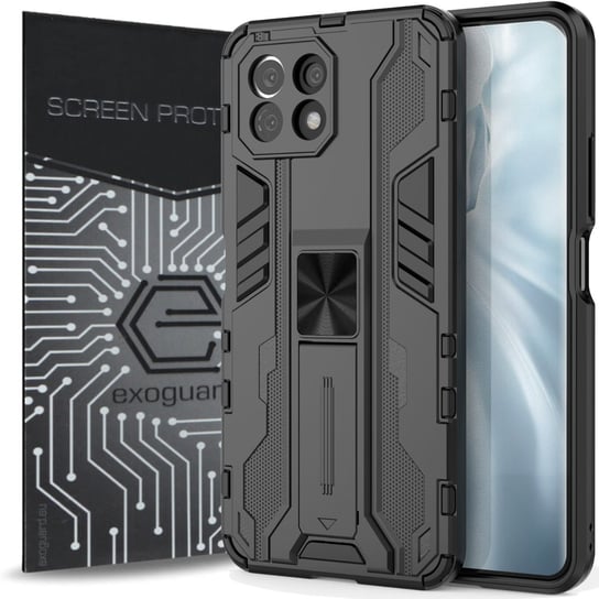 ETUI EXOGUARD SUPERSONIC + SZKŁO - XIAOMI MI 11 LITE / MI 11 LITE 5G / 11 LITE 5G NE - PANCERNE CASE OBUDOWA FUTERAŁ EXOGUARD