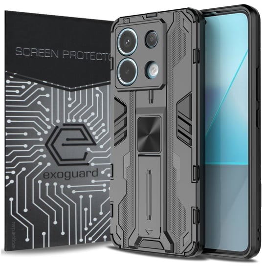 ETUI EXOGUARD SUPERSONIC + SZKŁO - XIAOMI REDMI NOTE 13 PRO 5G / POCO X6 5G - PANCERNE CASE OBUDOWA FUTERAŁ EXOGUARD