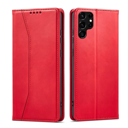 Etui Fancy Braders Case do Samsung Galaxy S22 Ultra czerwony Braders