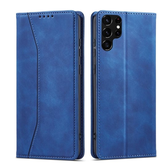 Etui Fancy Braders Case do Samsung Galaxy S22 Ultra niebieski Braders