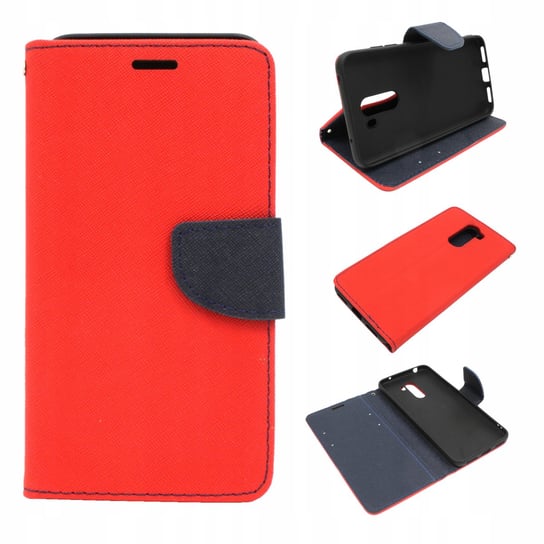 Etui Fancy Diary Do Xiaomi Pocophone F1 Czerwone Obudowa Pokrowiec Case GSM-HURT