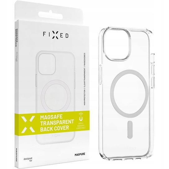 Etui Fixed MagPure MagSafe do iPhone 15 Plus, przezroczyste FIXED