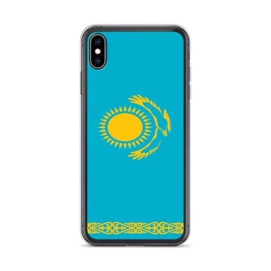 Etui Flaga Kazachstanu na iPhone'a XS Max Inny producent (majster PL)