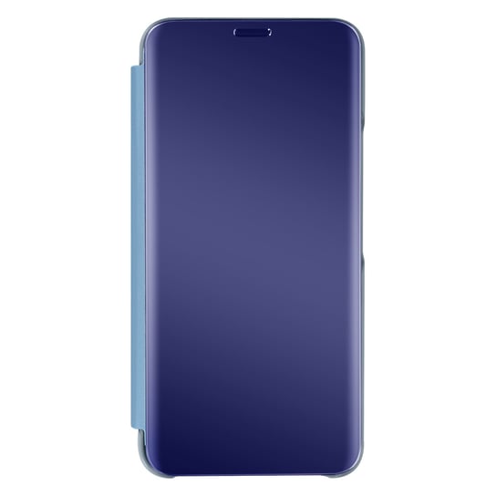 Etui Folio Clear View do Galaxy S22 z obsługą wideo Flap Mirror, niebieskie Avizar